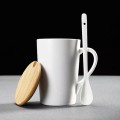Wood Cover Ceramic Mug 400ml