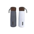 Simple Outdoor Car Wooden Lid Thermos bottle 400ml