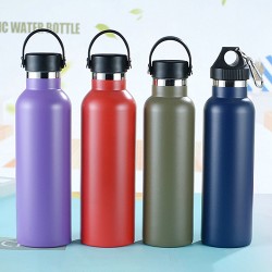 Wide Mouth 304 Stainless Steel Double Wall Vacuum Flask Bottle