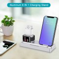 6 in 1 Aluminum Detachable Wireless Charger
