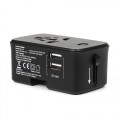 Travel adapter with wireless charger