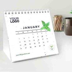 Plantable seed paper monthly calendar