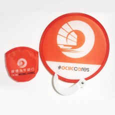 Nylon foldable promotion Fan(without handle)- OCBC