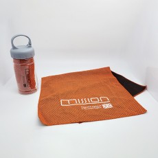 Cooling Towel with Carabiner case-Mission