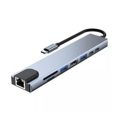 8 合 1 多端口 HUB PD 充電快速 USB 3.1