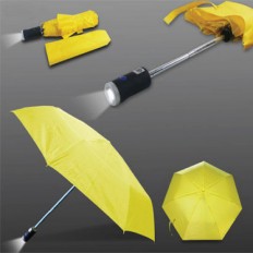 LED 燈3摺雨傘